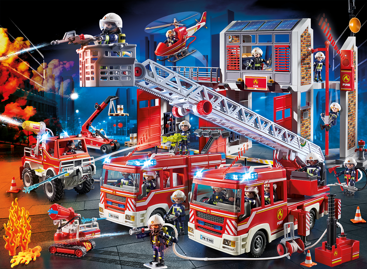 Die große Feuerwache von Playmobil – brandheiße Action im Kinderzimmer